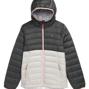 Patagonia Kids Puffer Jacket - Gray and White